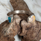 Sunrise Tide Cuff with Sunrise Shell and Australian Opal
