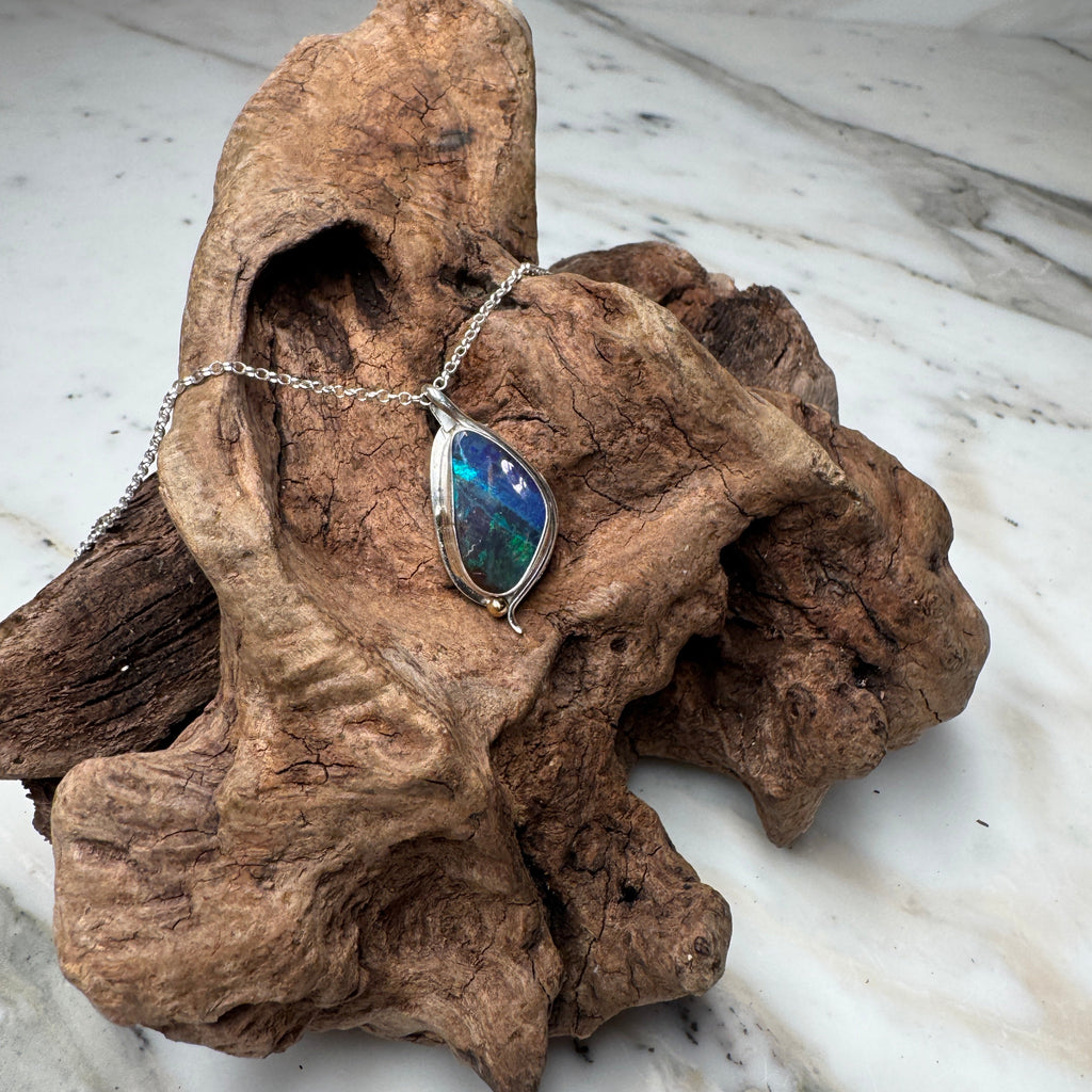 Shared Origin Soulmate Australian Opal Pendant A