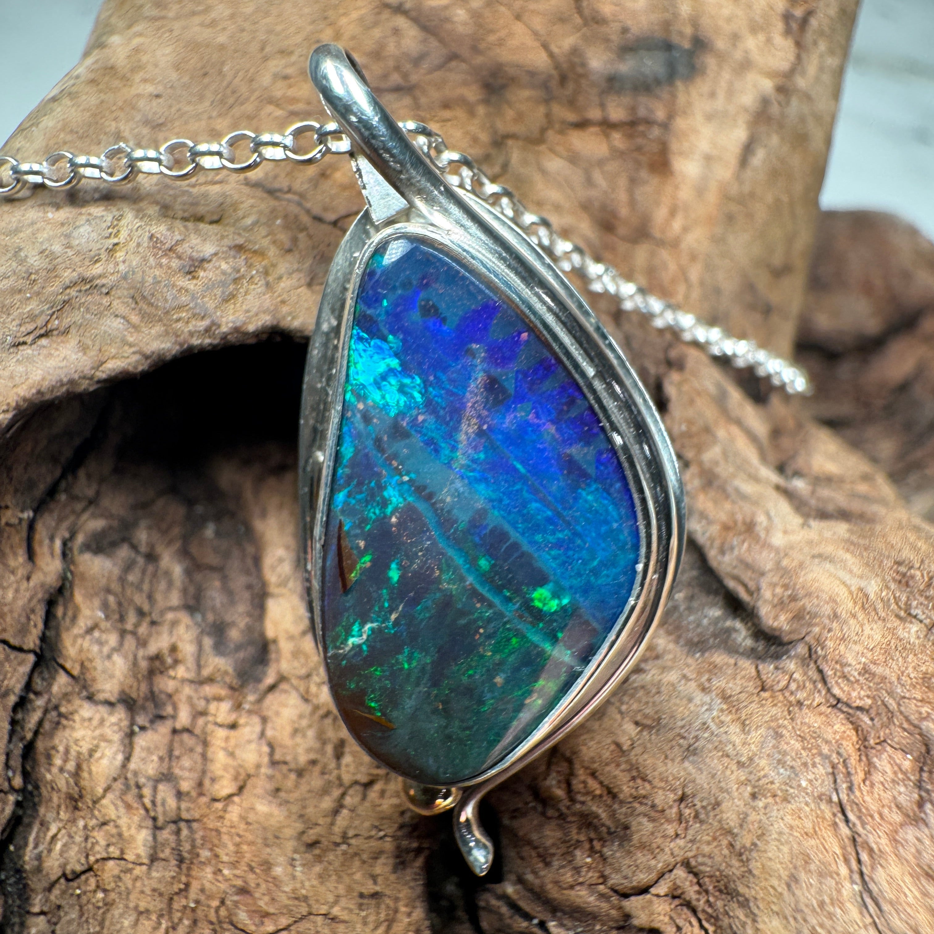 Shared Origin Soulmate Australian Opal Pendant A
