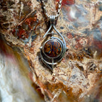 Wayfinder’s Compass Australian Boulder Opal Pendant