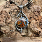 Wayfinder’s Compass Australian Boulder Opal Pendant