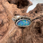 Relic of the Tides Fossil Shell Opal Ring