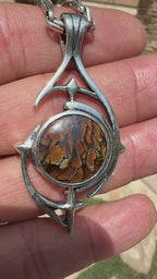 Wayfinder’s Compass Australian Boulder Opal Pendant