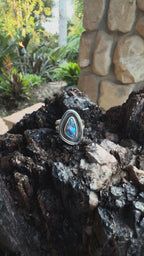 Hidden Reef – Boulder Opal Shadowbox Ring