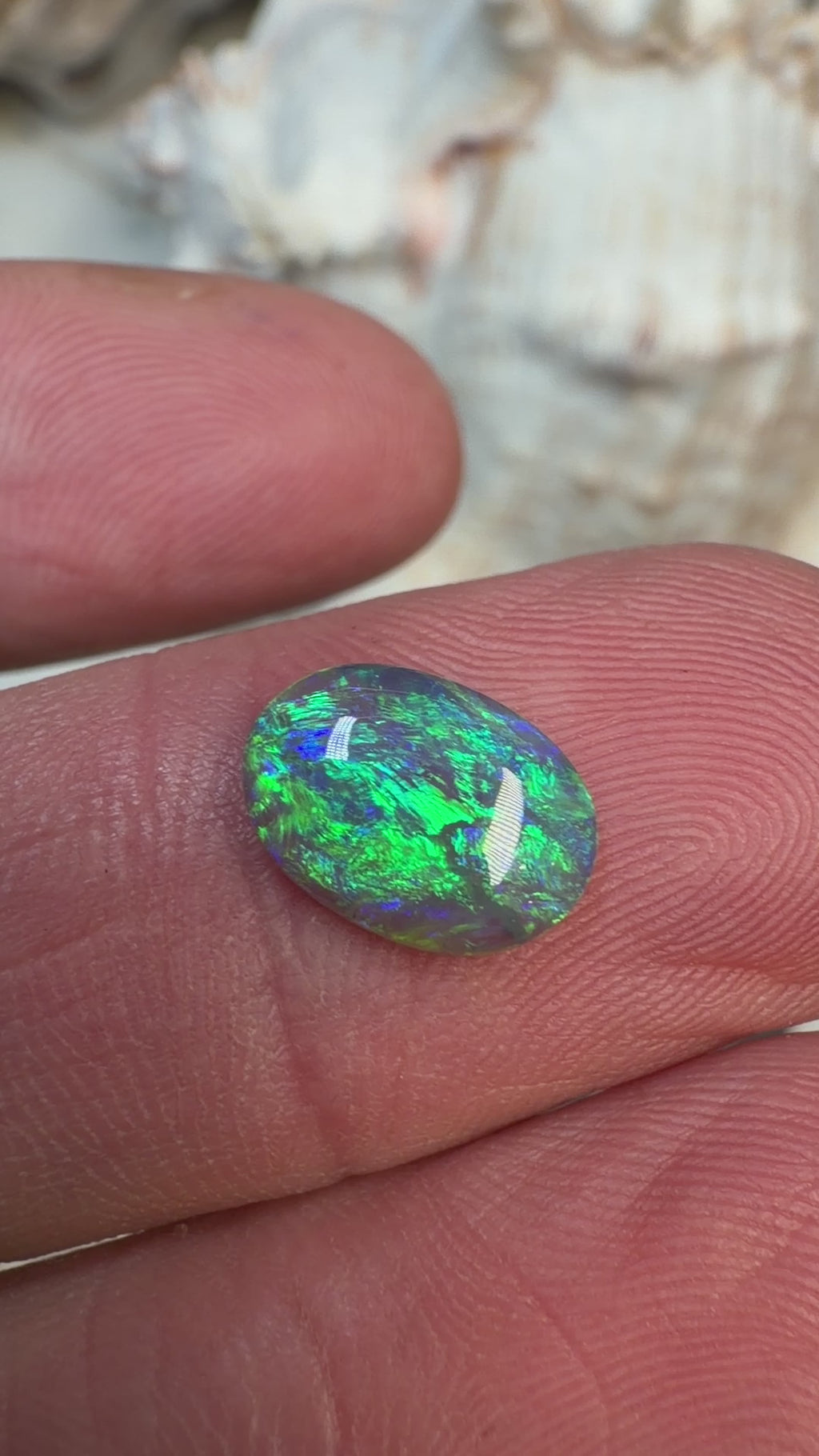 Lightning Ridge Schwarzer Opal 1,7 ct #LR-001