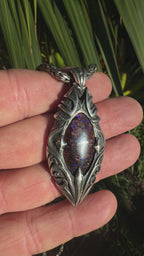 Guardian Relic Boulder Opal Pendant